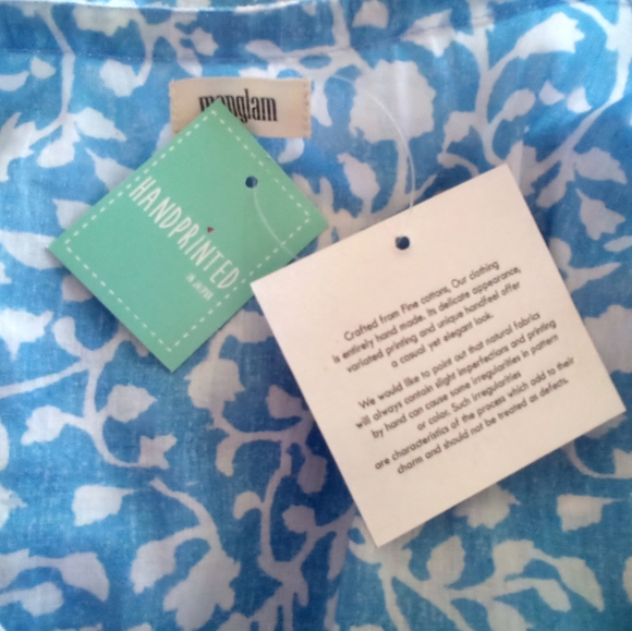 Beautiful kaftan beach coverup with tassels, Large*, NWT - Picture 6 of 8